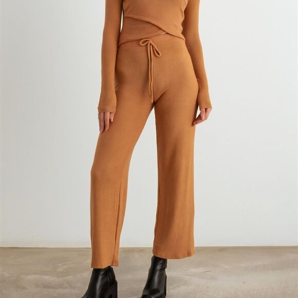 (Set)La Lux Collection Rust Cloud Soft Lounge Outfit Set - Picture 11 of 12